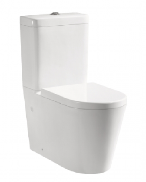 Ivy Wall Faced Toilet Suites - Toilet Seat (600x600), Png Download