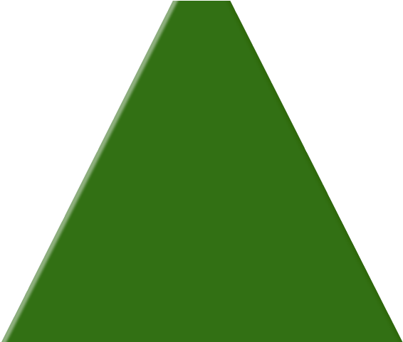 Triangle Clipart Green Triangle - ピラミッド 型 イラスト (640x480), Png Download