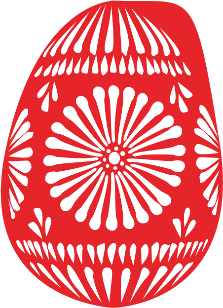 3 Colored Easter Eggs - Happy Easter Email Campaign (576x800), Png Download