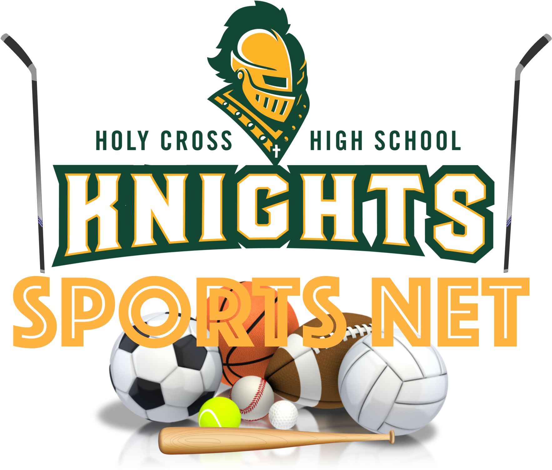 Holy Cross Sports Net Logo (2186x2005), Png Download