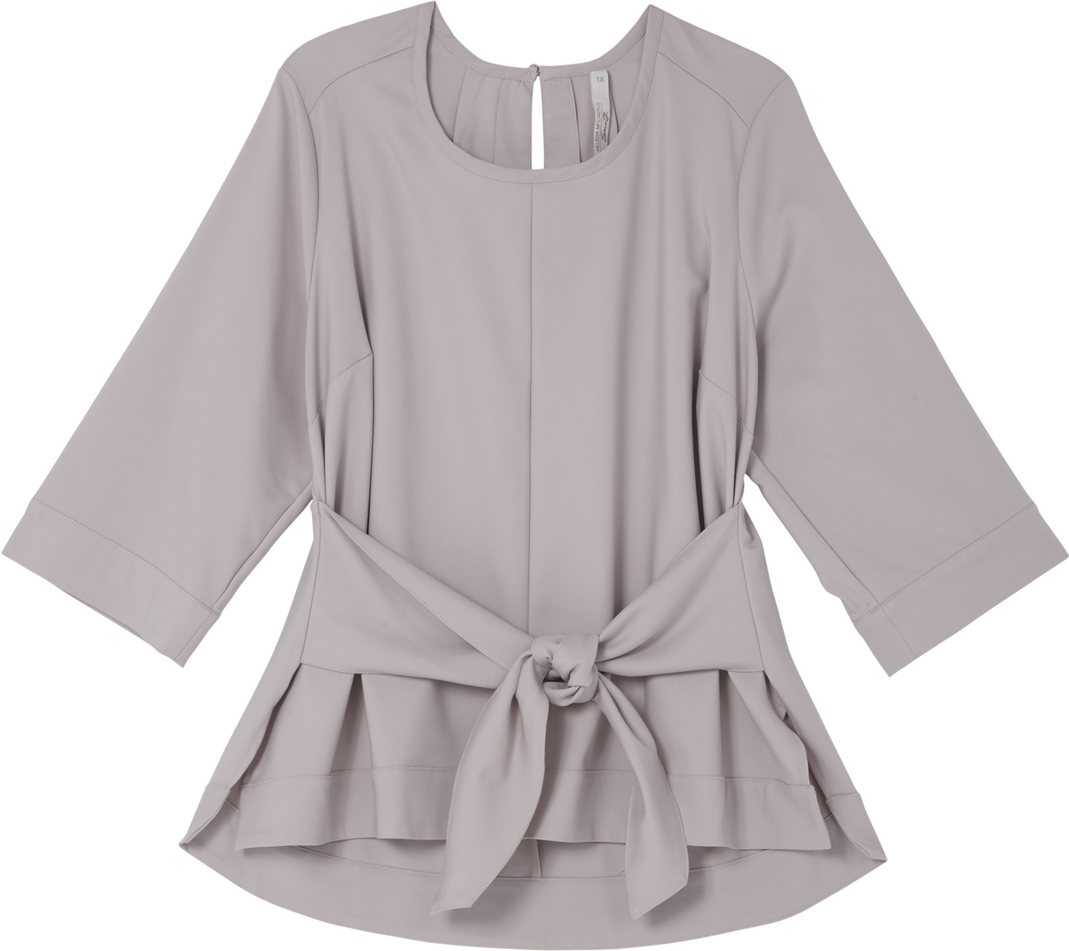 Tie Front Tee - Blouse (1600x2240), Png Download