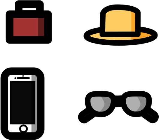 Travel Essentials Icons - Smartphone (800x600), Png Download