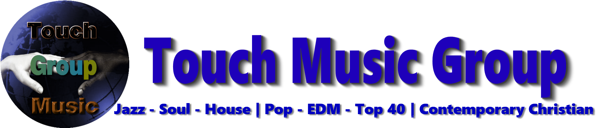 Touch Music Group Home - Cobalt Blue (2000x441), Png Download