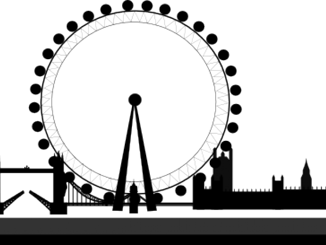 Tower Bridge Clipart London Skyline - Love Simon Ferris Wheel Quote (640x480), Png Download