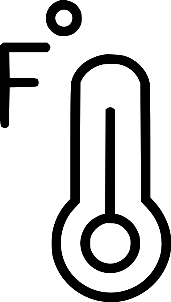 Thermometer Temperature Svg Png Transparent Background (554x980), Png Download