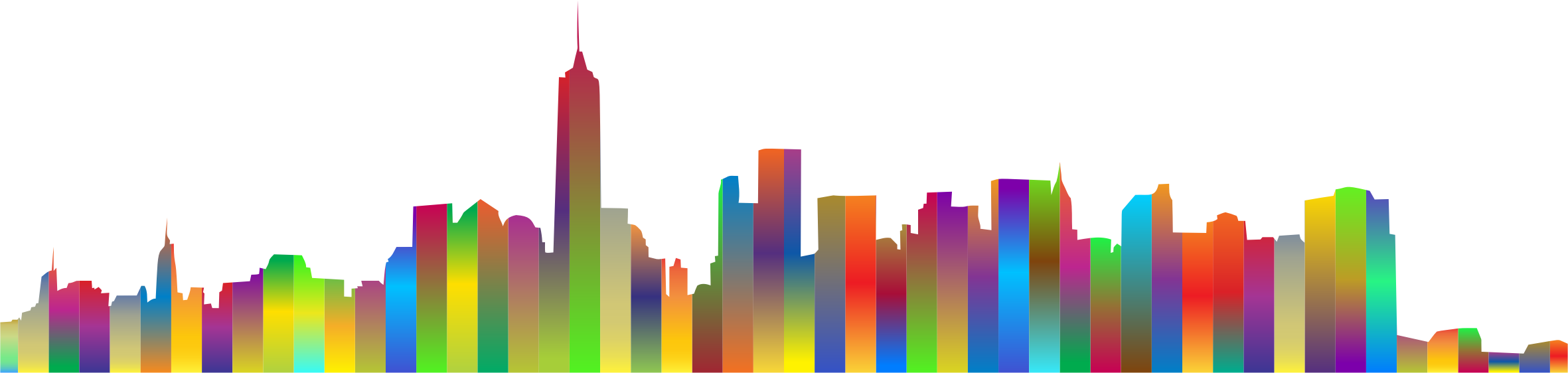 Big Image - New York City (2362x562), Png Download