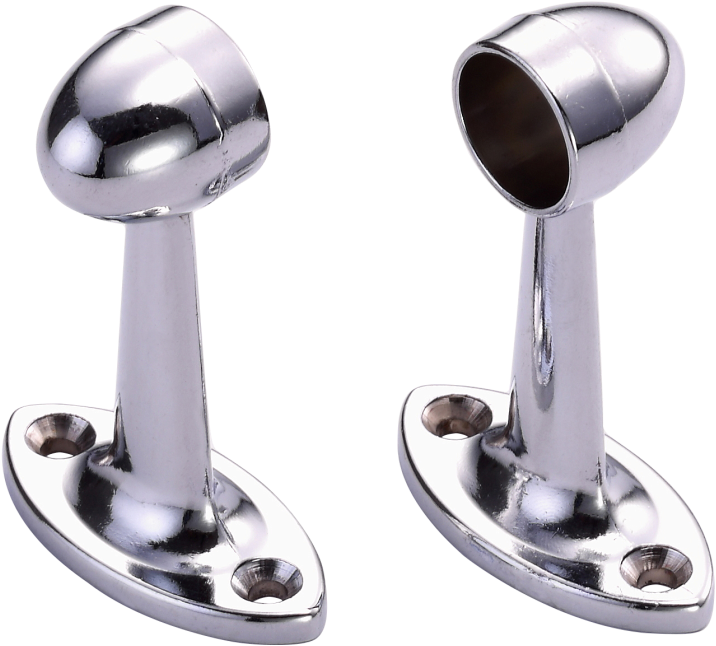 Wardrobe Clothes Towel Tube Rod Rail End Support Brackets - Towel Rod Bracket (1000x1000), Png Download