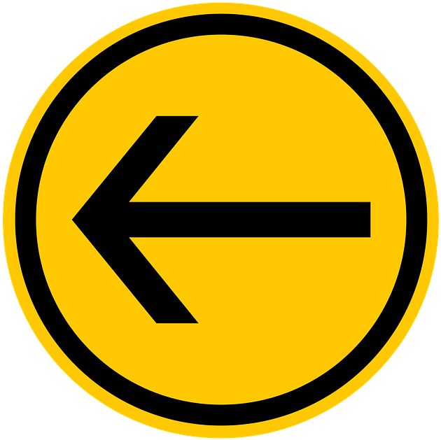 Yellow Back Button Png (640x640), Png Download