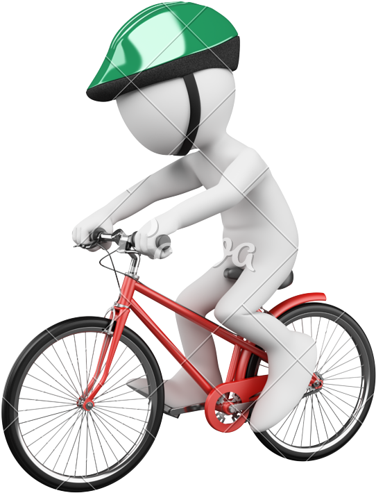 Bicicleta 3d (615x800), Png Download