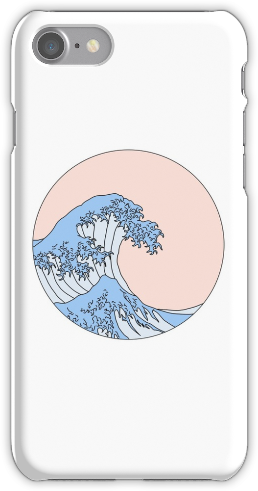 Aesthetic Wave Iphone 7 Snap Case - Billie Eilish Phone Case (750x1000), Png Download