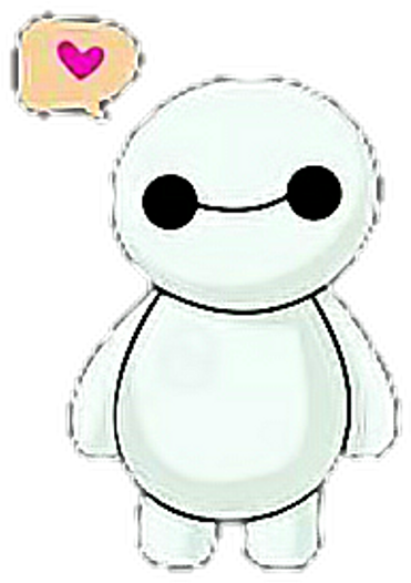 Baymax Sticker - Cartoon (1024x1367), Png Download
