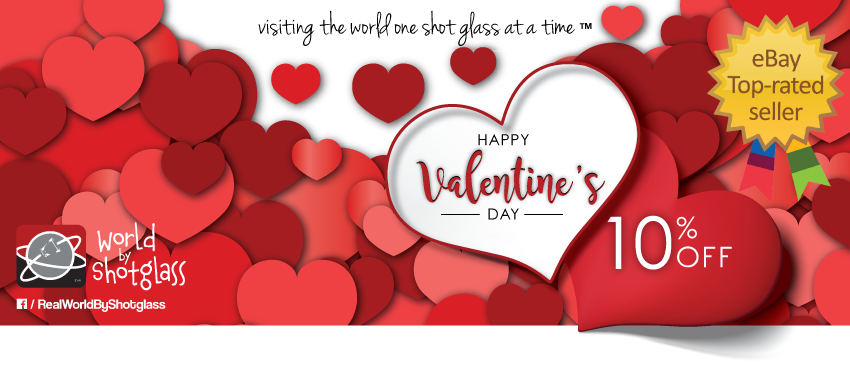 Los Angeles California Sunset Skyline New Shot Glass - Heart (850x368), Png Download