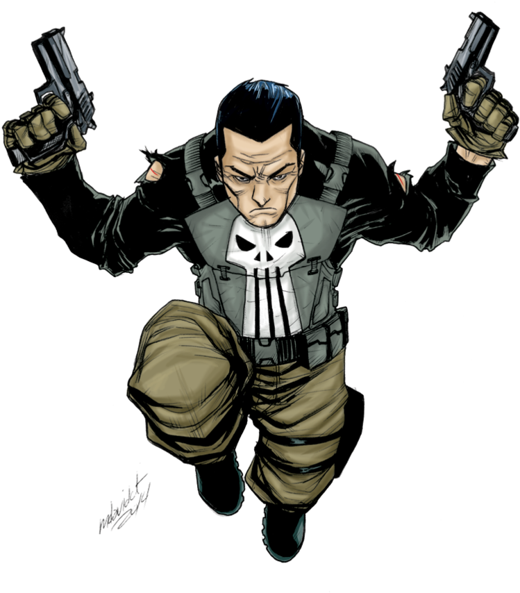 848 X 942 3 - Punisher Comic Png (848x942), Png Download