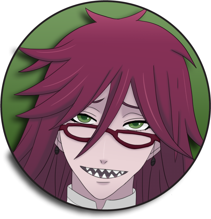Home / Pin Back Buttons / Black Butler / Grell Pin - 生日 快乐 (771x900), Png Download