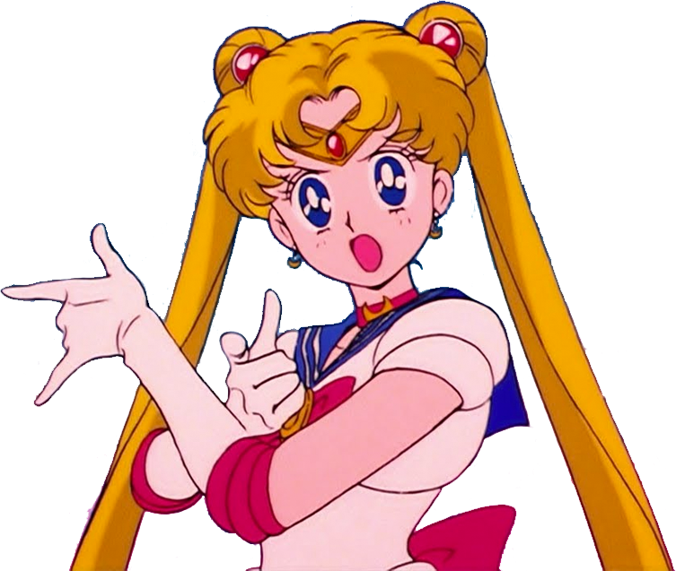 Is Anime For Kids Or Adults - Sailor Moon Pose (753x637), Png Download