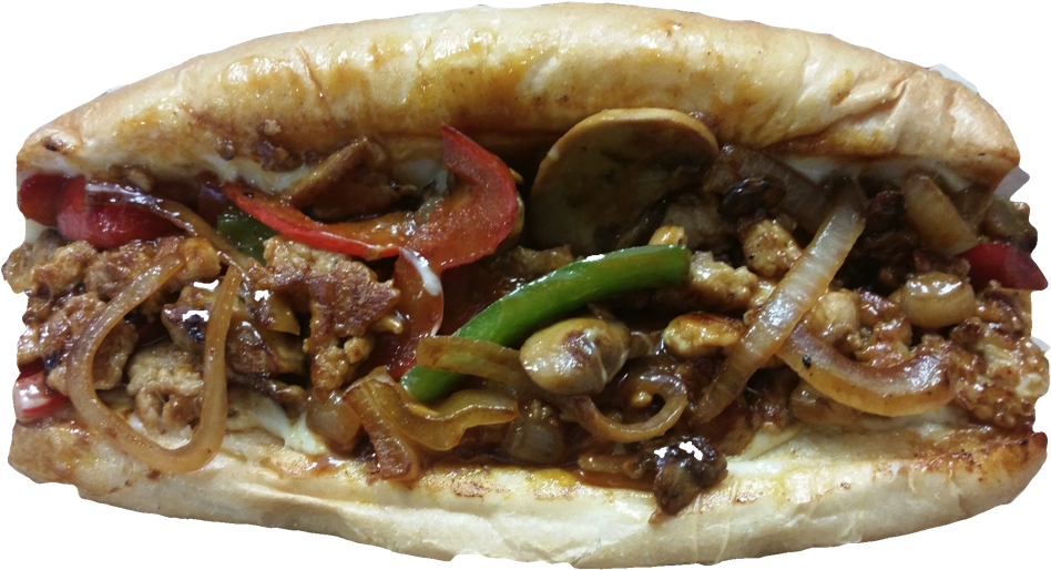 8" Zesty Bbq Philly - Chicago-style Hot Dog (1000x520), Png Download