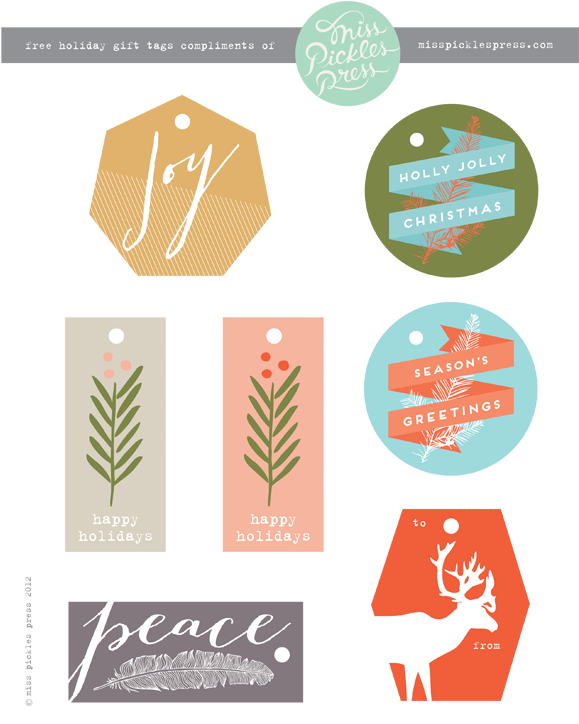 Free Printable Gift Tags - Graphic Design (579x724), Png Download