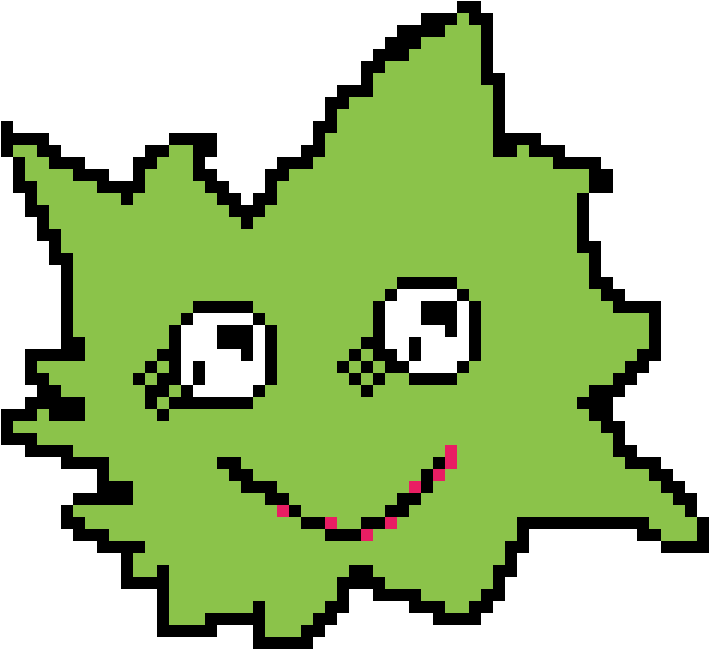 Cute Monster - Cartoon (1200x1200), Png Download