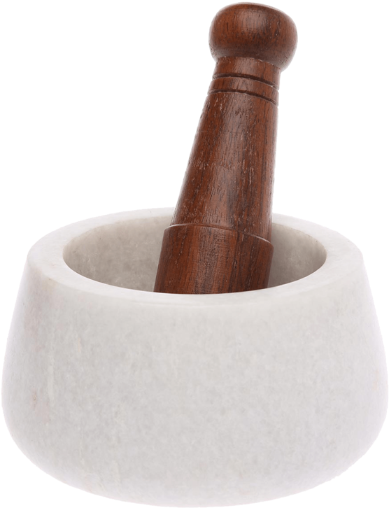Mortar & Pestle With Agathe Stone - Mortar And Pestle (640x960), Png Download