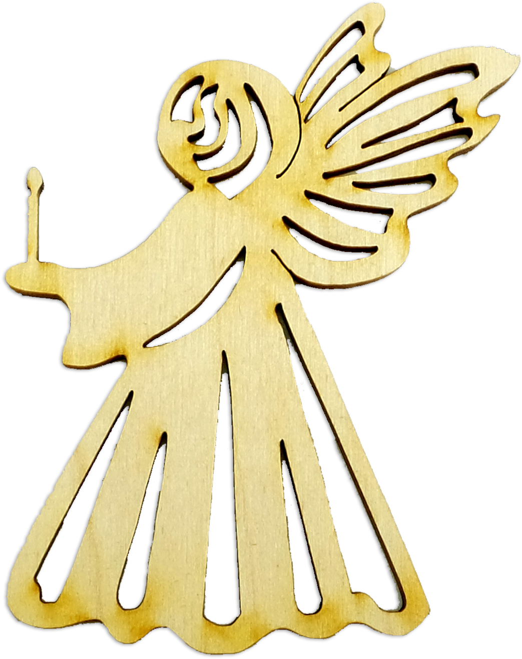 Angel Christmas Ornament - Angel (1500x1788), Png Download