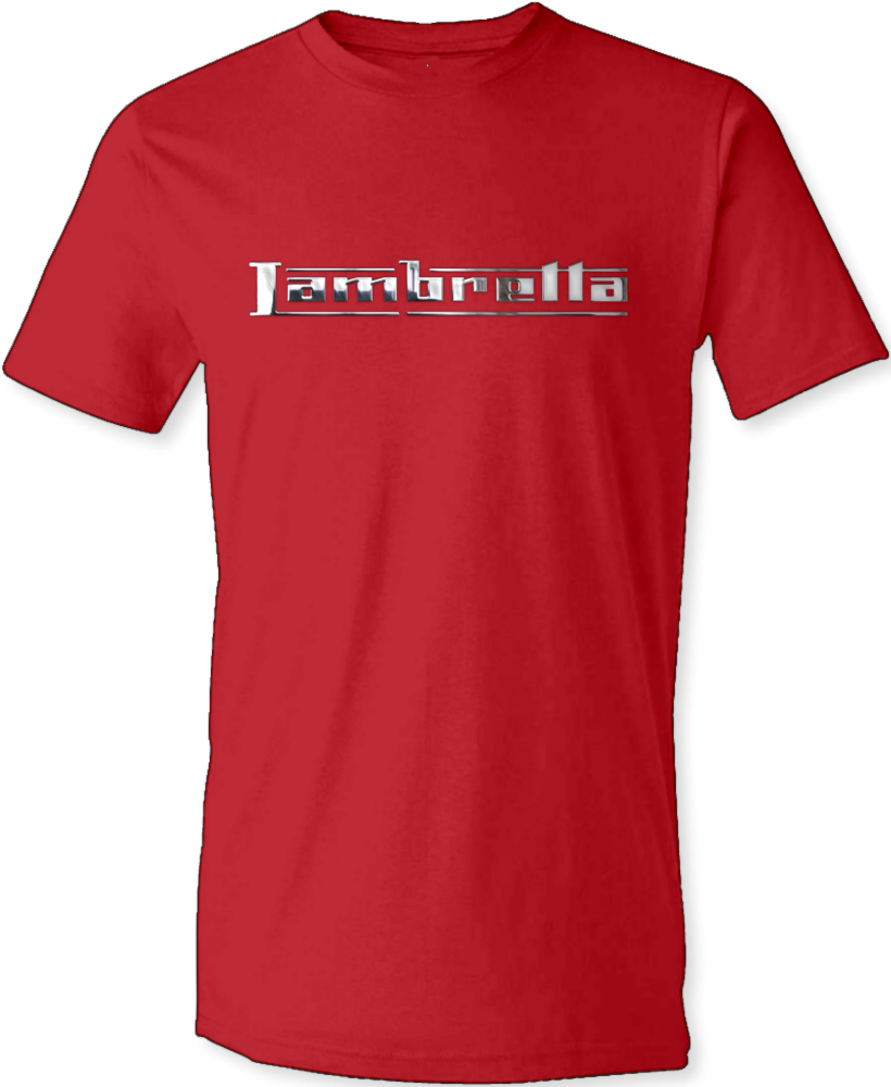 Lambretta Vintage Chrome T Shirt - Red Air Jordan T Shirt (820x1000), Png Download