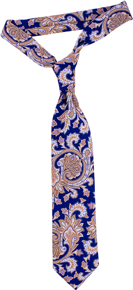 Bold Paisley Necktie - Paisley (640x1060), Png Download