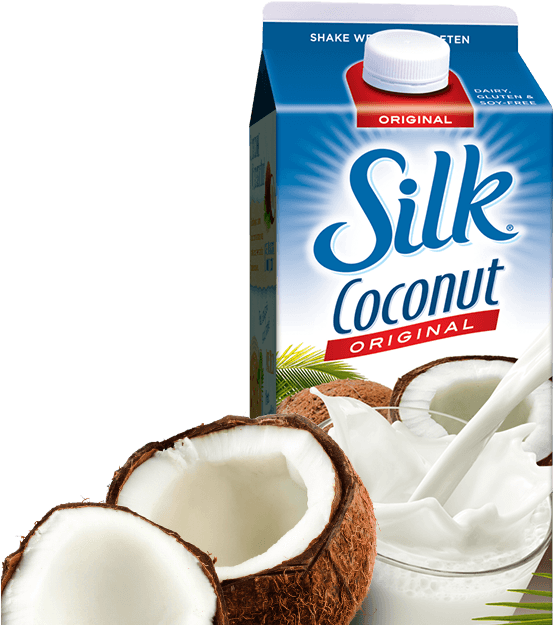 About Coconut Beverages - Silk Fortified Soy Milk (760x648), Png Download