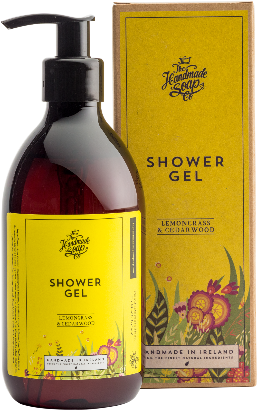 All Natural Handmade Chemical-free Essential Oil Lemongrass - 100 Natural Shower Gel (2048x2048), Png Download