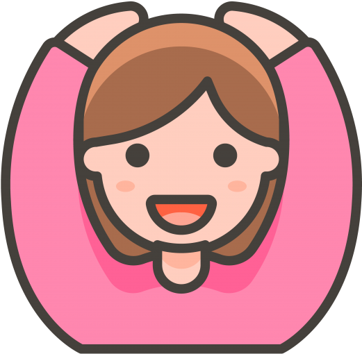 Woman Gesturing Ok Emoji - Vector Mano Mujer Png (866x650), Png Download