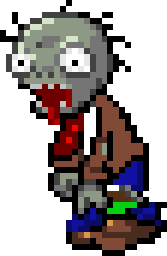 Zombie - Cartoon (1020x1240), Png Download