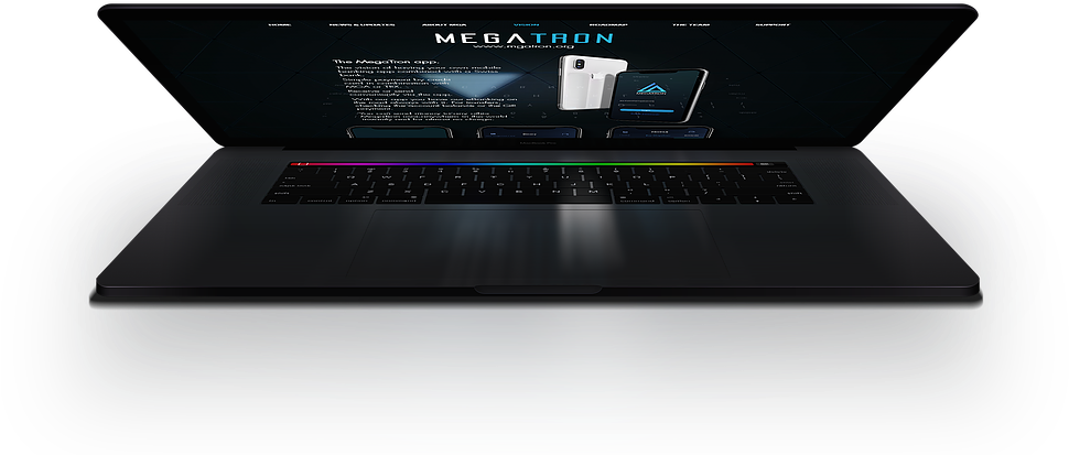 Angledmockup - Netbook (974x454), Png Download