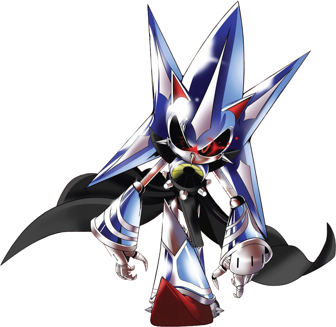 Metal Sonic - Amy Rose X Metal Sonic (1152x1152), Png Download