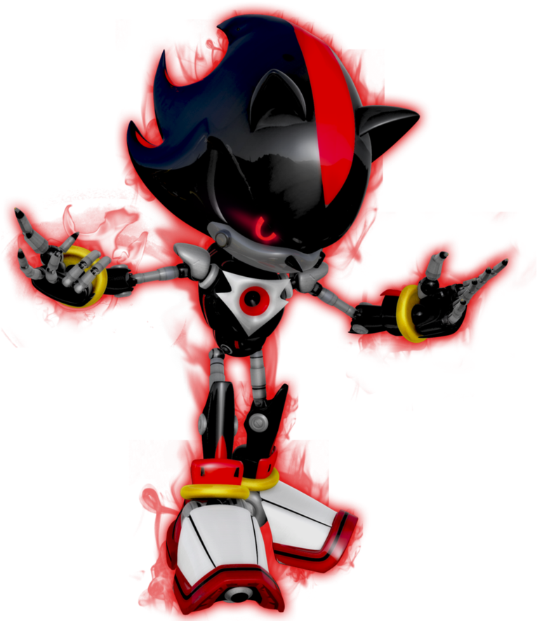 Here We Have Selected The Best Photos - Sonic The Hedgehog Metal Shadow (894x894), Png Download