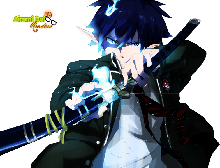 Okumura Rin - Blue Exorcist Wallpaper Phone (755x578), Png Download
