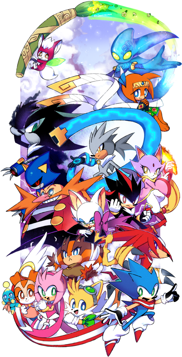 Metal Sonic Png (656x1217), Png Download