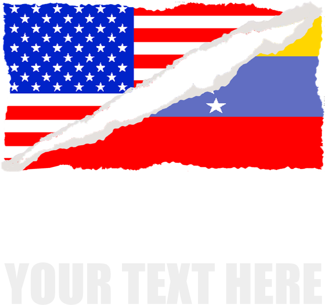 Venezuelan American Flag Maternity Tank Top - Ethiopian Flag And American Flag (700x700), Png Download
