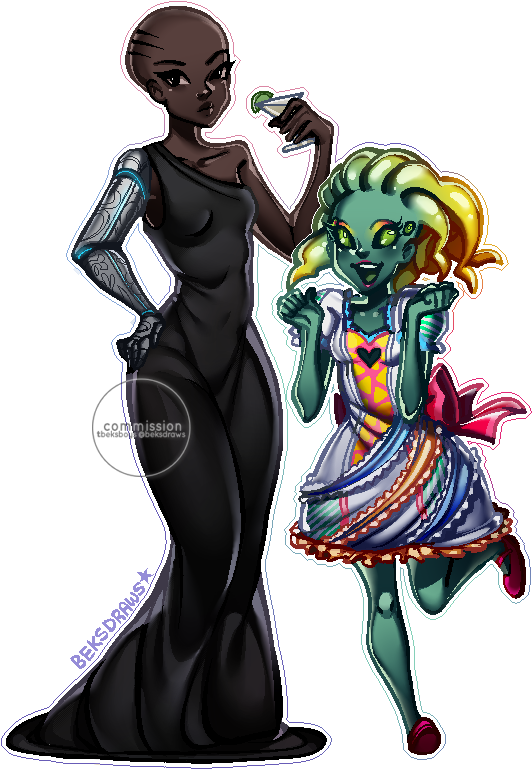 Mini Pixels Gallery - Cartoon (540x787), Png Download