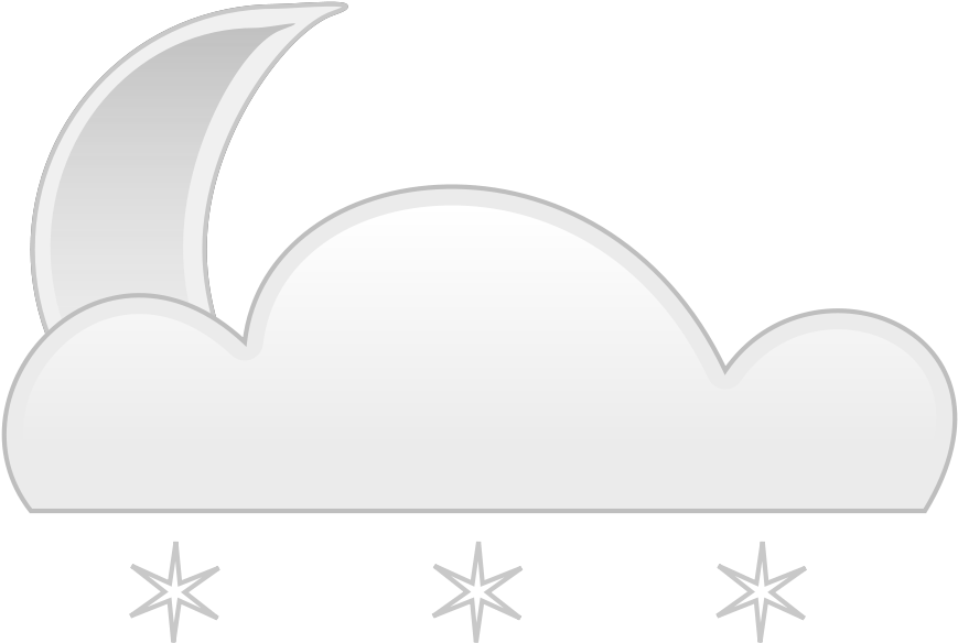 How To Set Use Moon Snow Svg Vector (900x874), Png Download