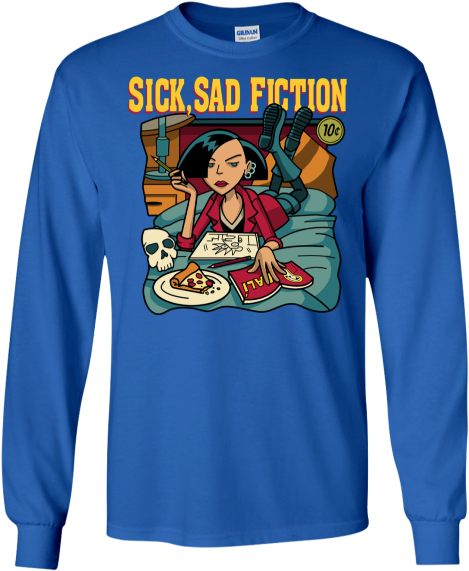 Image 797 600x600px Sick Sad Fiction Daria's Jane Lane - Sick Sad Fiction T Shirt (1155x1155), Png Download