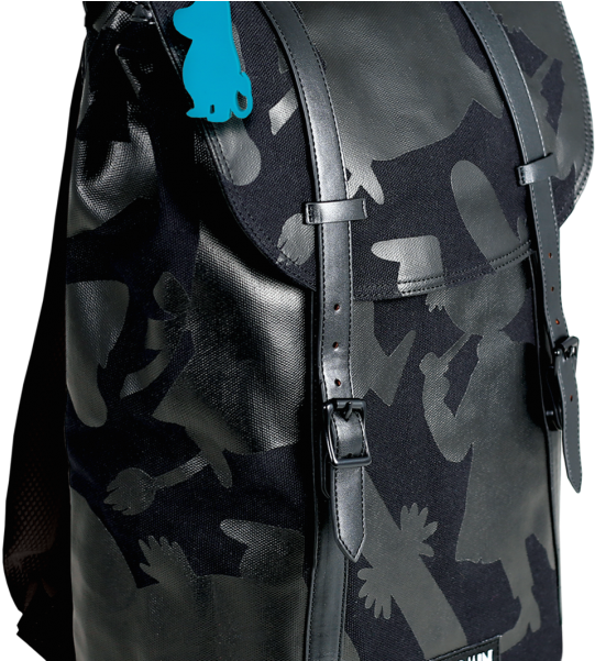 Moomin Backpack Black Shadows - Bag (600x600), Png Download