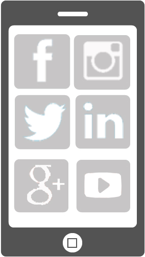 Social Media Symbol - Mobile Phone (600x600), Png Download