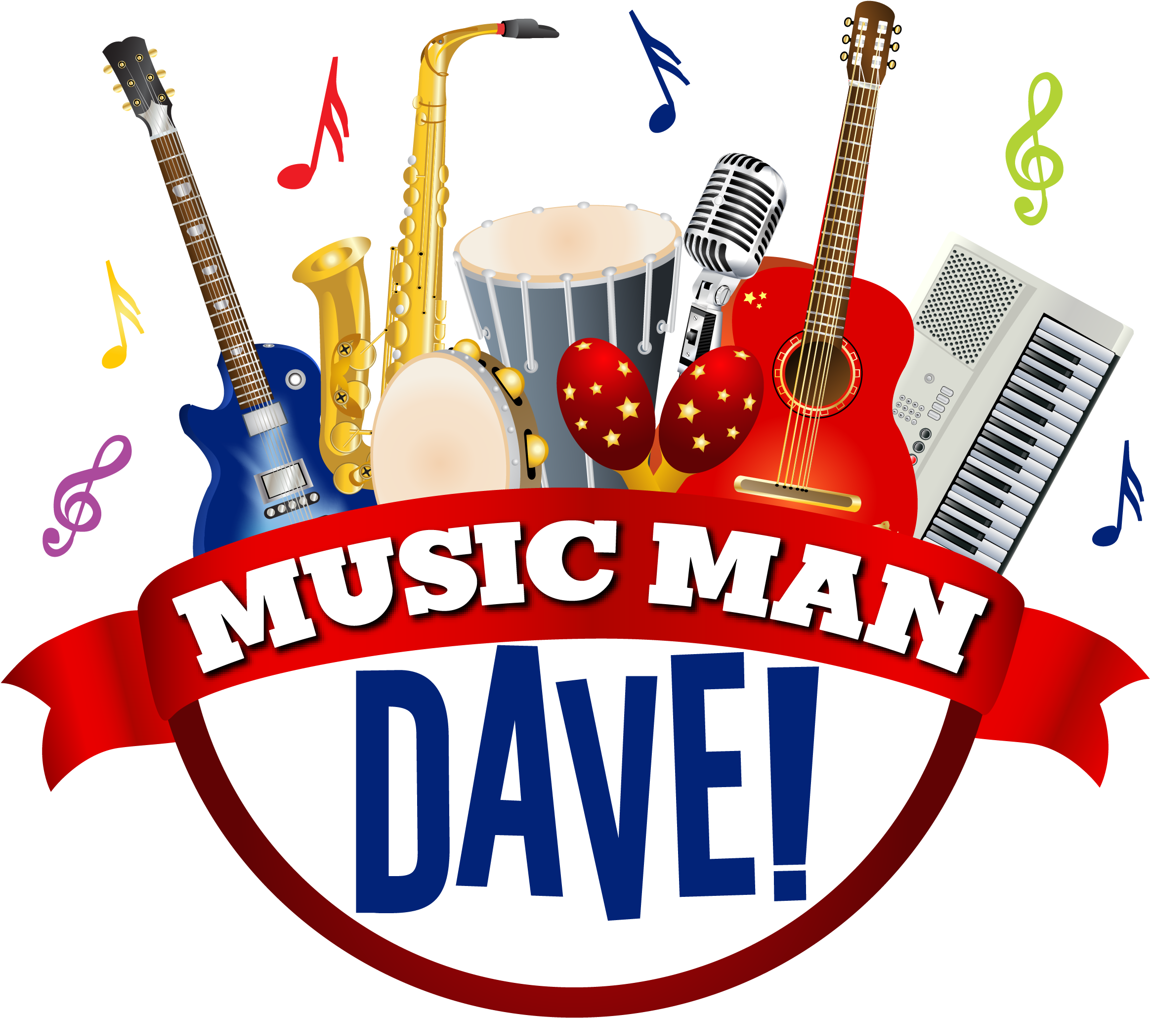 Image For Music Man Dave (2400x2400), Png Download