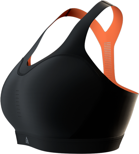 Reebok Puremove Sports Bra - Brassiere (674x669), Png Download