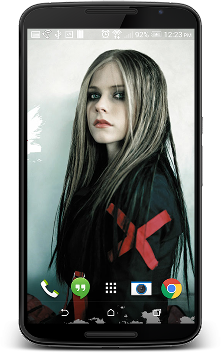 Avril Lavigne Under My Skin (480x800), Png Download