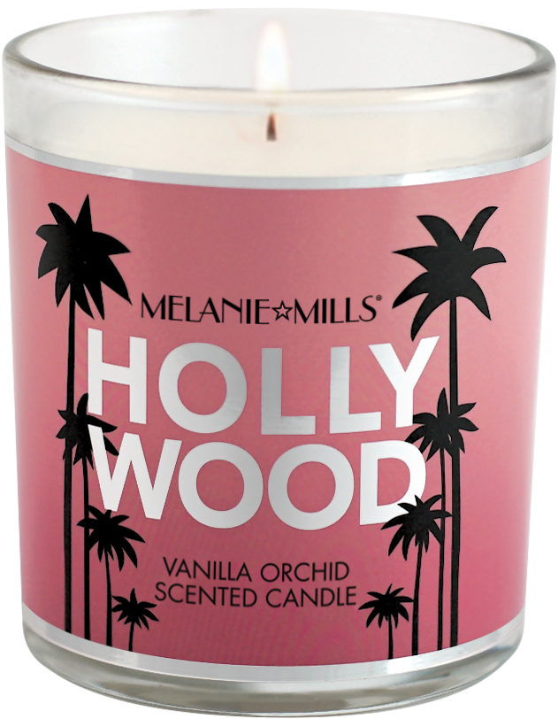The "hollywood" Candle - Candle (1256x1015), Png Download