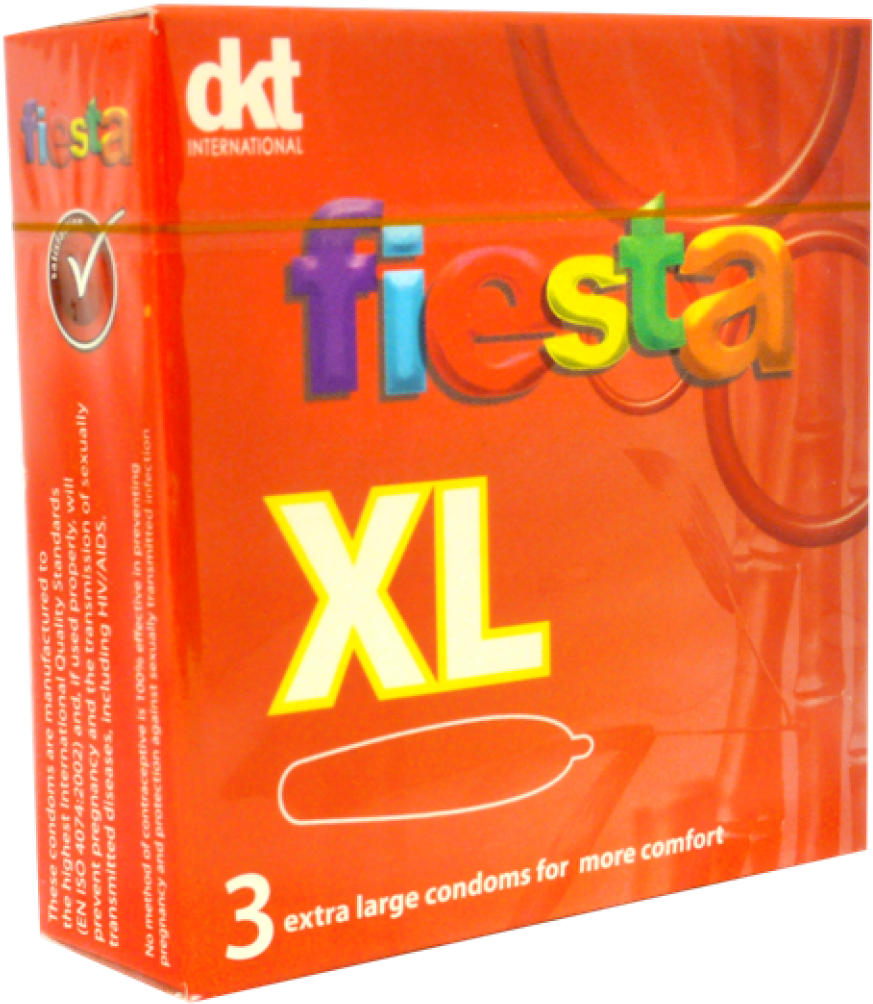 Fiesta Xl Condoms * - Fiesta Condom Xl (1200x1200), Png Download