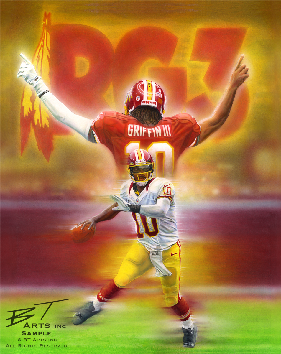 Rg3 Of The Washington Redskins - Player (1200x1200), Png Download