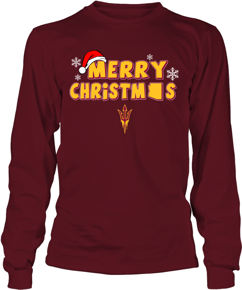 Arizona State Sun Devils - Long-sleeved T-shirt (1000x1000), Png Download