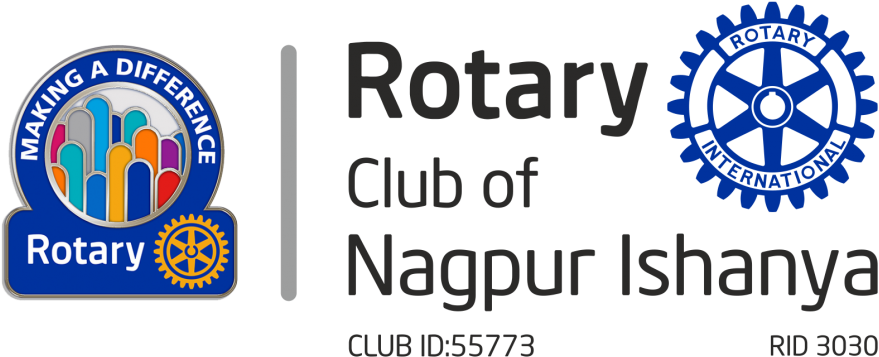 Rotary Club Of Nagpur Ishanya - Rotary International (906x390), Png Download