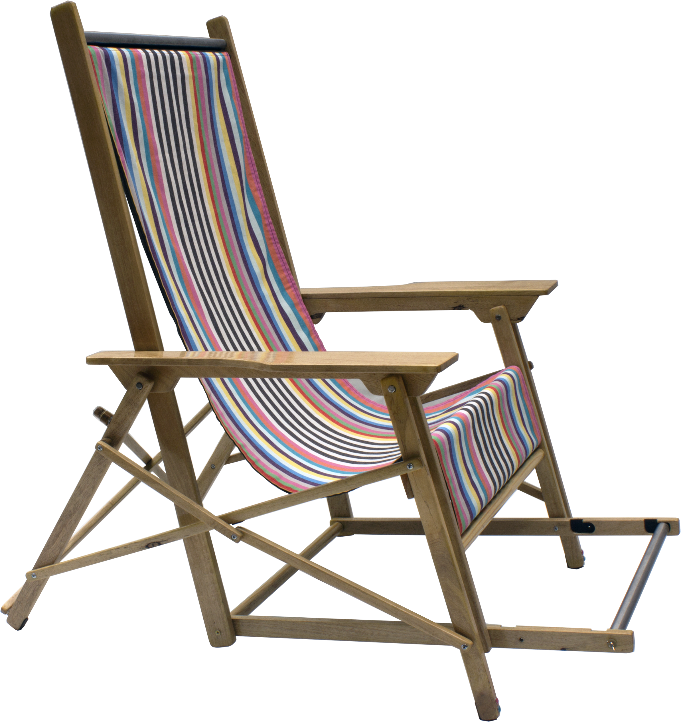 Rayas Medio Perfil - Folding Chair (2500x2688), Png Download